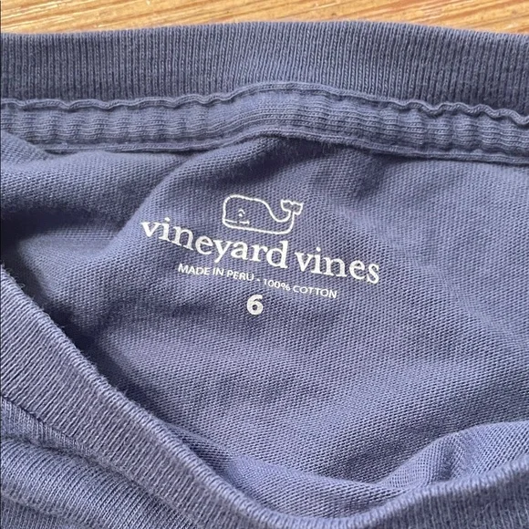 Vineyard Vines Football Dog Long Sleeve Tee - Picture 4 of 4